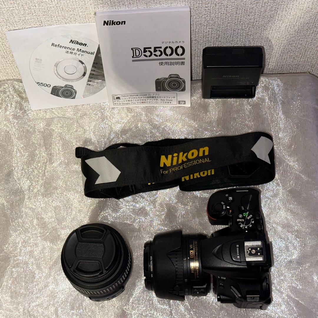 美品 Nikon D5500 スタートキット Wi-Fi転送 限定ストラップ - メルカリ