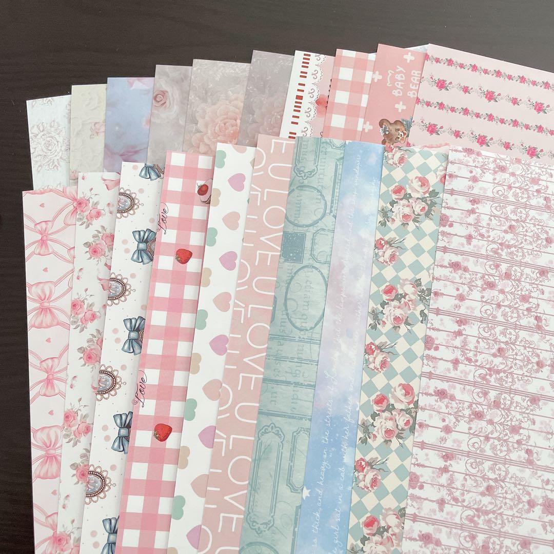 断捨離セール】海外国内作家マステ おすそ分け＋A4デザペ20枚セット No