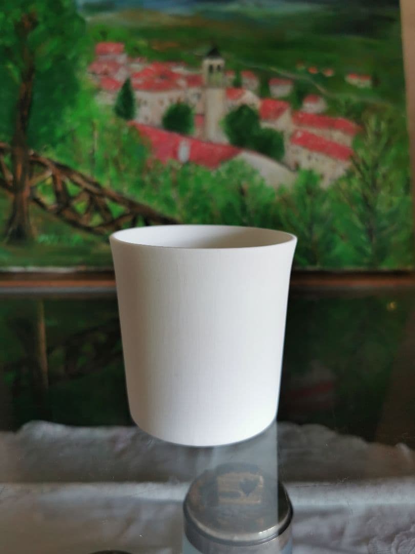 黒田泰蔵？ 白磁 端正な酒器 カップ 湯呑み WASASABI購入 約30年前