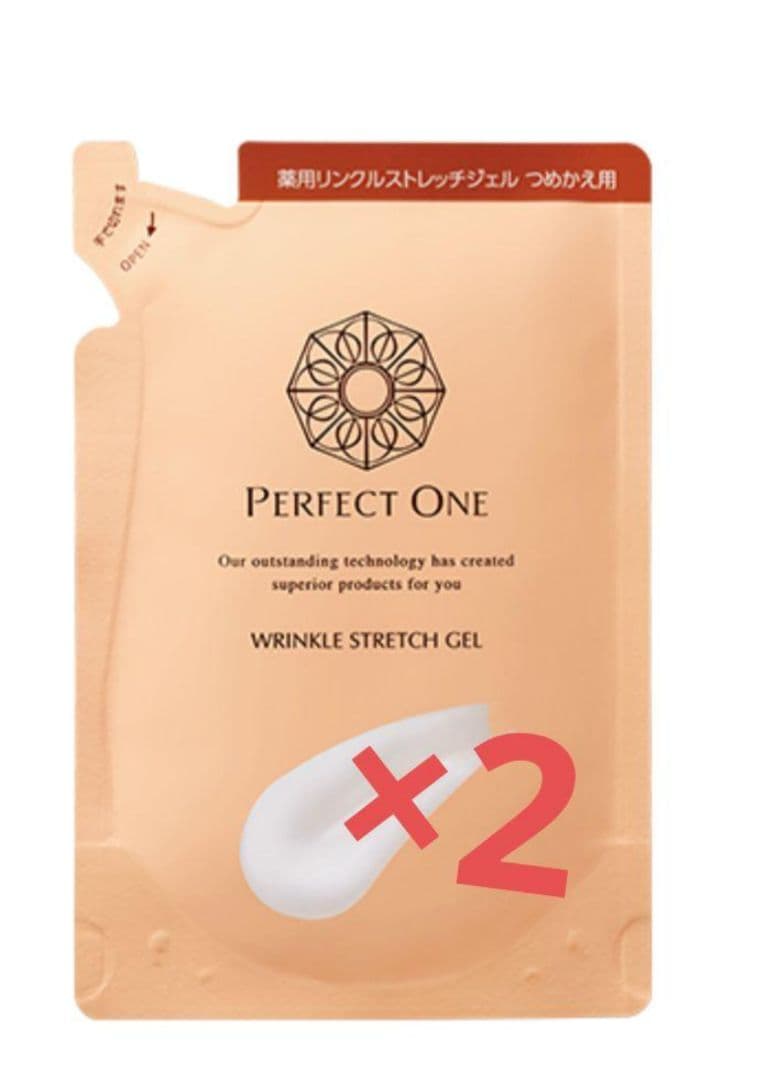 PERFECT ONE WRINKLE STRETCH GEL 2個入り 楽天市場】【公式】【2個セット】【単品＋詰め替え1個】パーフェクト