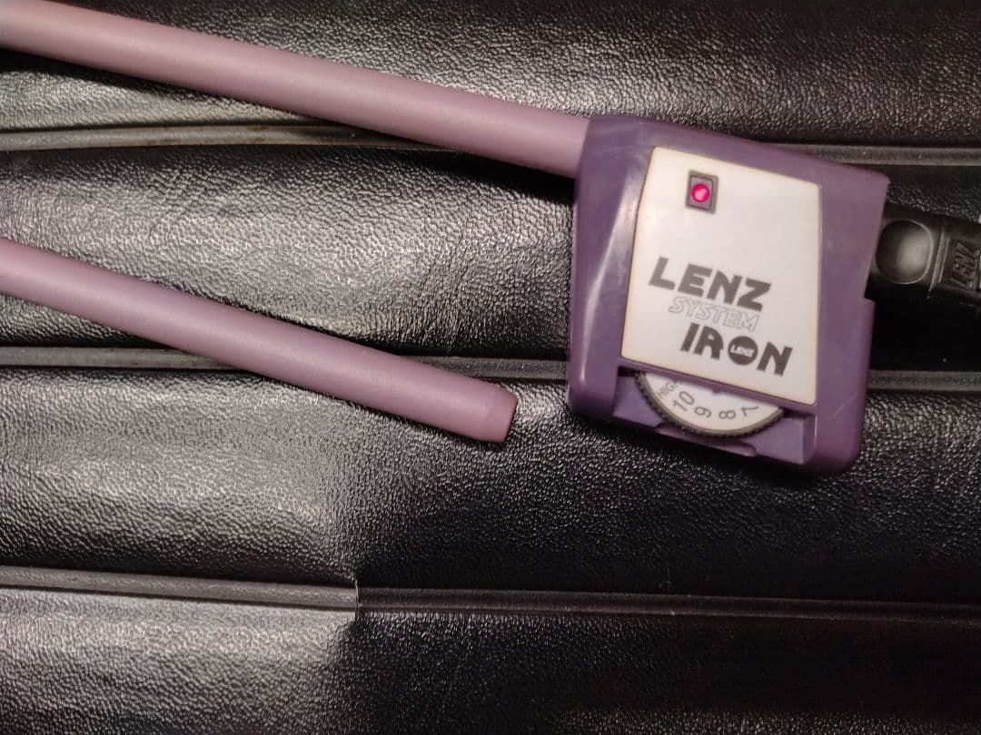 レンツシステムアイロンF-4G 5角4mm理容アイロン 中古美品ラバー新品