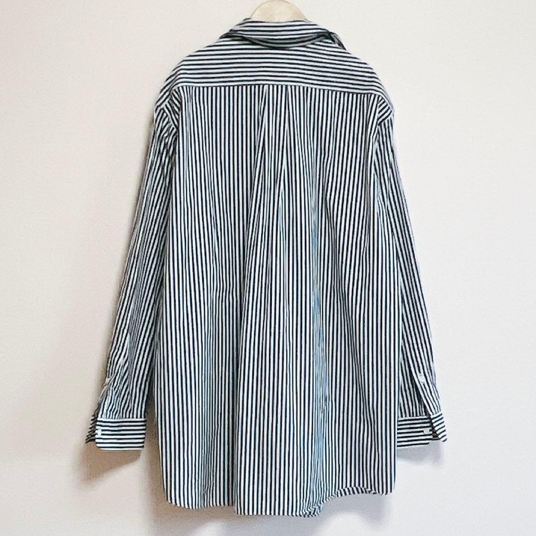 ✨美品✨ミューズ ドゥーズィエムクラス 襟ワイヤー ストライプ ロング