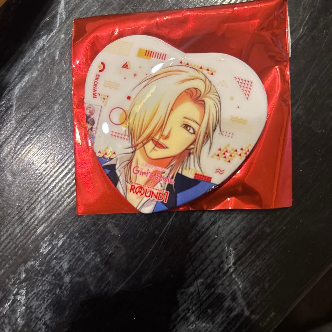 ときメモGS ラウンドワンコラボ ハート缶バッジ 桜井琉夏 - メルカリ