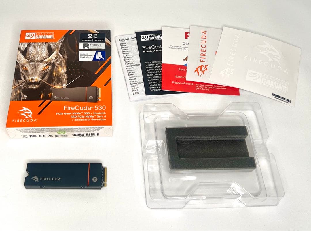 【未使用品】Seagate FireCuda 530 2TB [ヒートシンク付] ASCII.jp：PS5対応ヒートシンク付きのSeagate製SSDに2TBモデルが追加