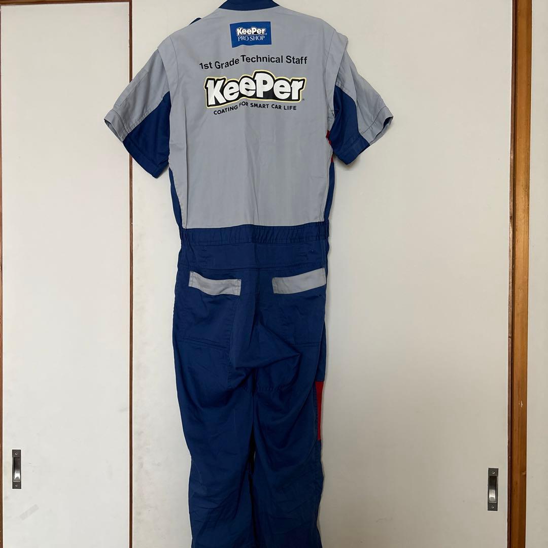 キーパー1級つなぎ M 汚れやぶれ色あせ有り KeePer技研 コーティング