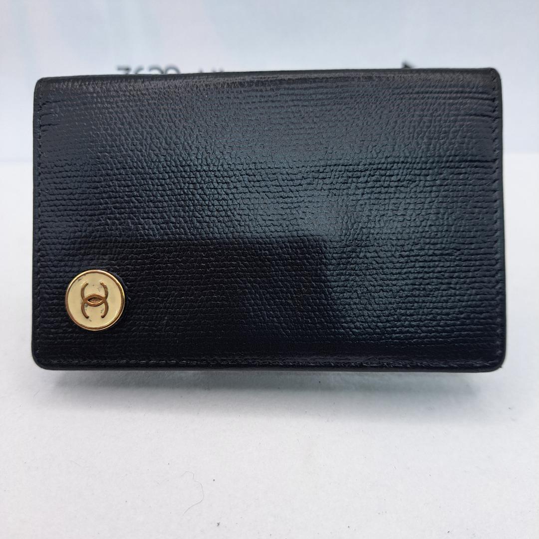 CHANEL　ココボタン　ブラック　カードケース　名刺入れ　二つ折り 楽天市場】CHANEL シャネル ココボタン カードケース 名刺入れ パス