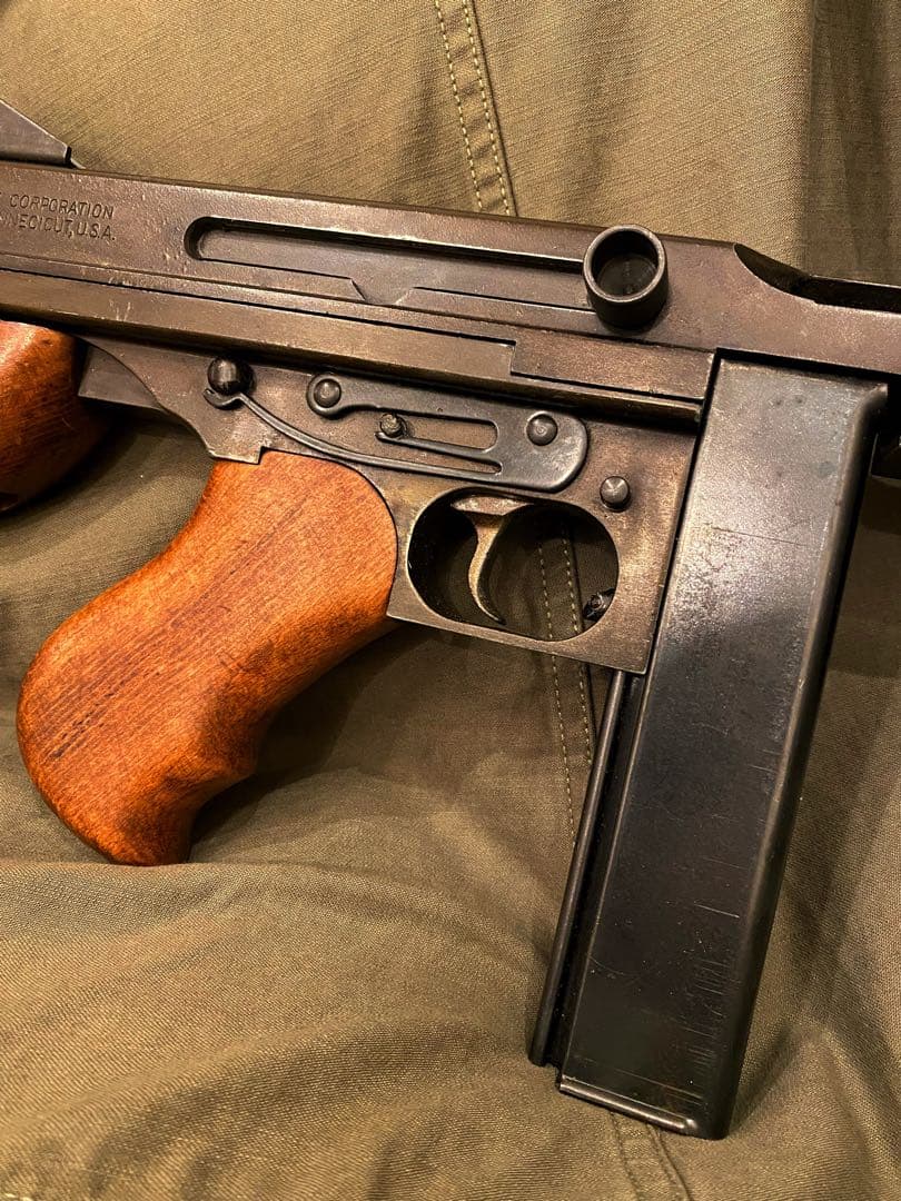 絶版名銃 未発火 東京CMC トンプソンM1 発火モデルガン 動作◎ SMG適合