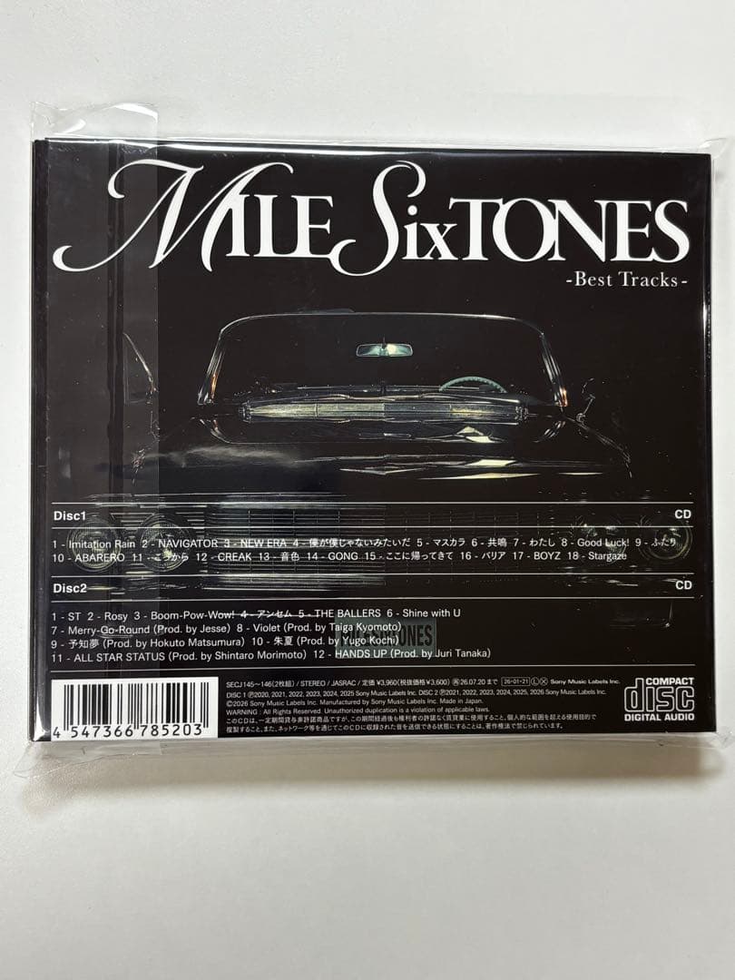 MILESixTONES -Best Tracks- 初回盤A・通常盤
