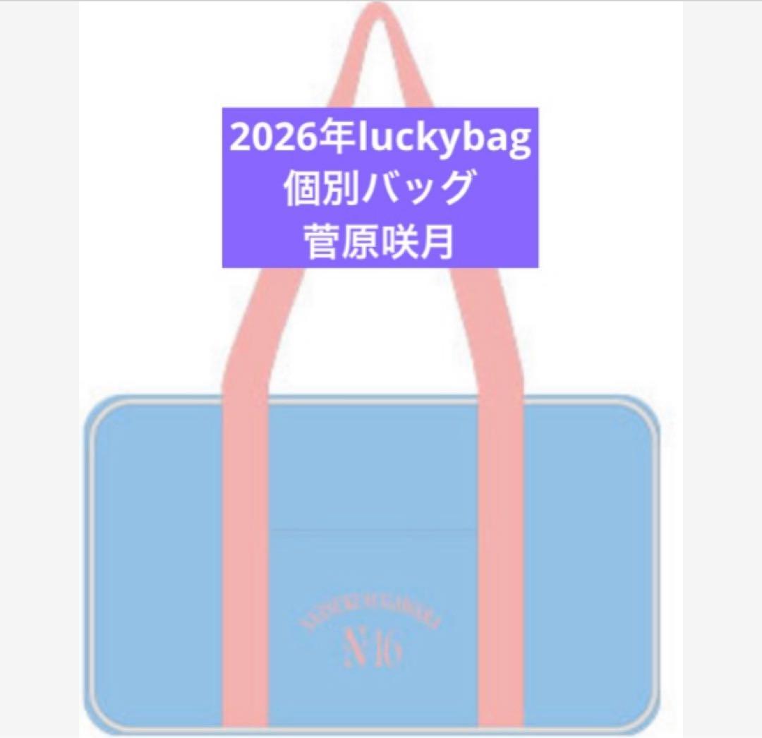 乃木坂46　限定 個別バッグ　菅原咲月　バック　2026 luckybag 乃木坂46 限定 個別バッグ 菅原咲月 バック 2026 luckybag - メルカリ
