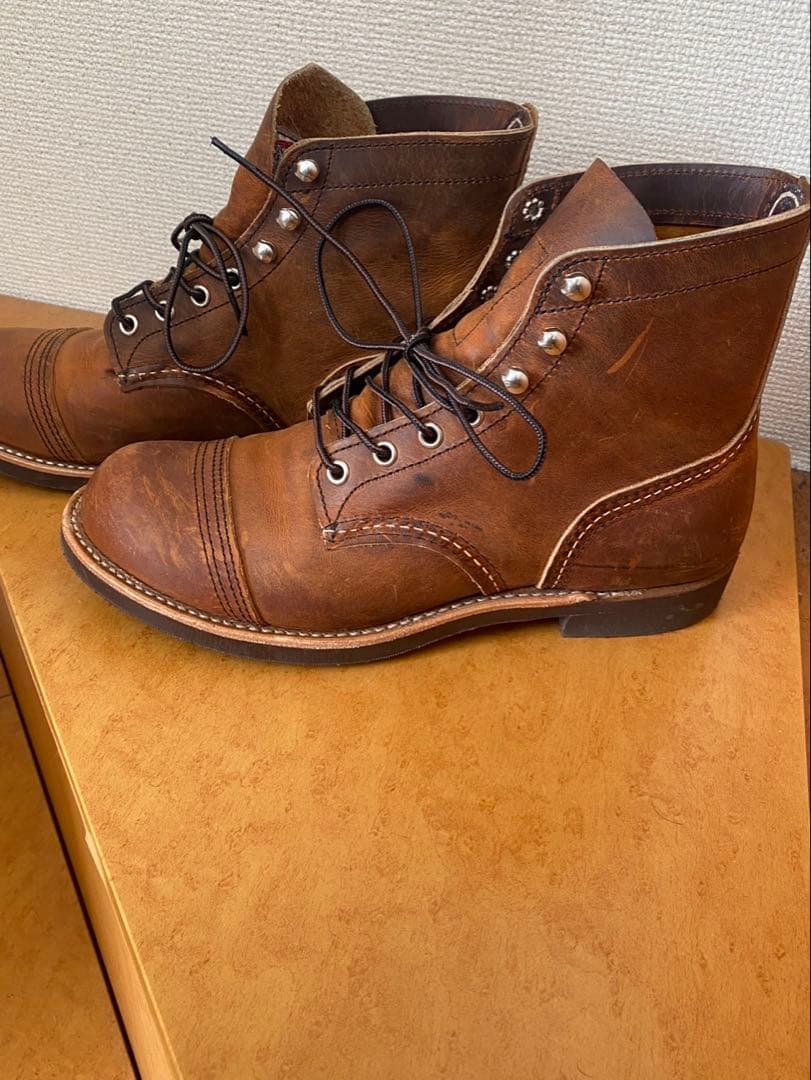 レッドウイング アイアンレンジャー 7DIRON ファッション レッド