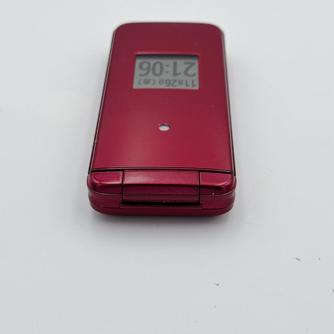 ほぼ未使用】au かんたんケータイ ライト KYF43 ワインレッド - メルカリ