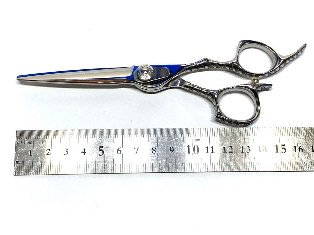 6インチ 板バネ コバルト カットシザー 理容 美容 鋏 ボールベアリング