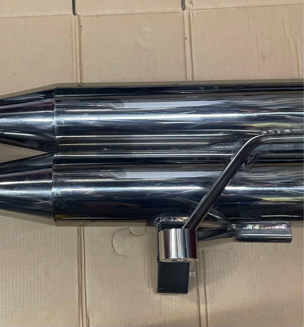 フュージョン ホットラップ アメリカンクラシックマフラー ダブル