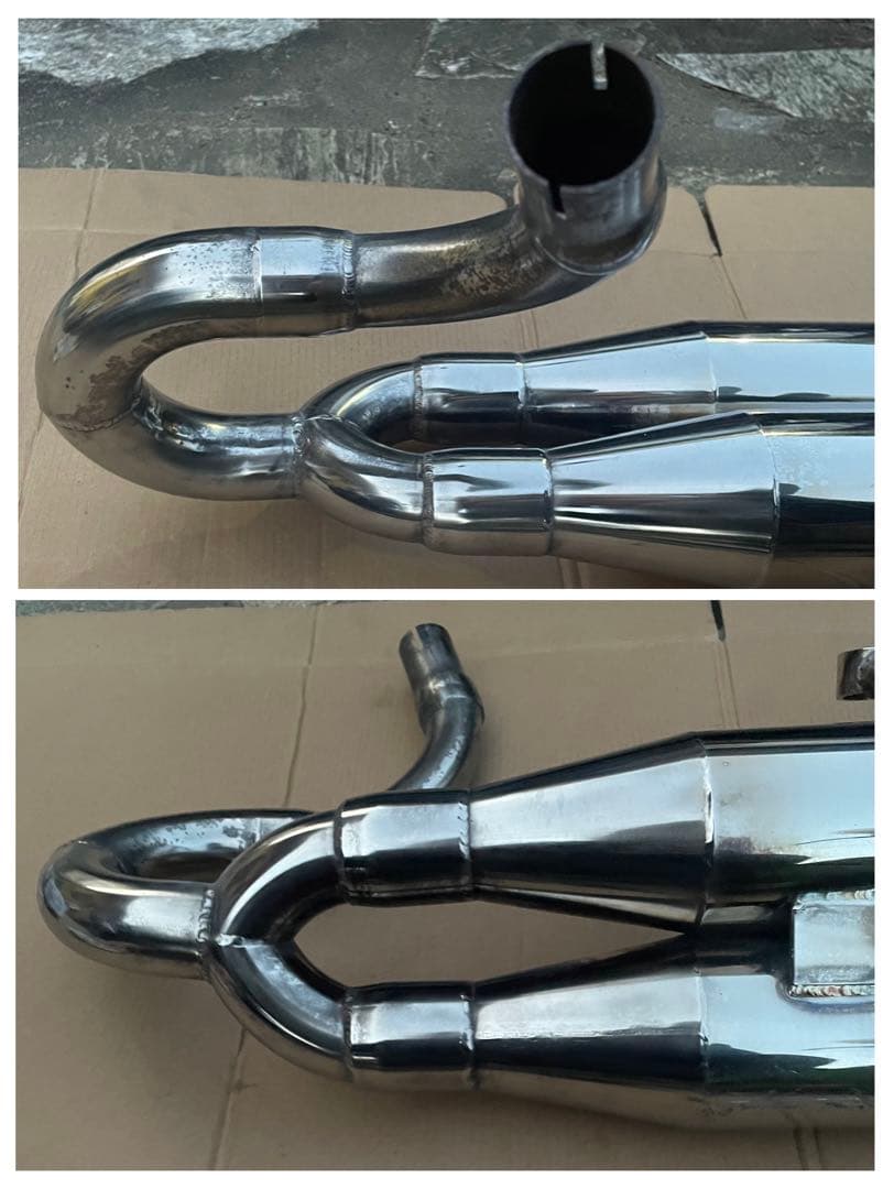 フュージョン ホットラップ アメリカンクラシックマフラー ダブル