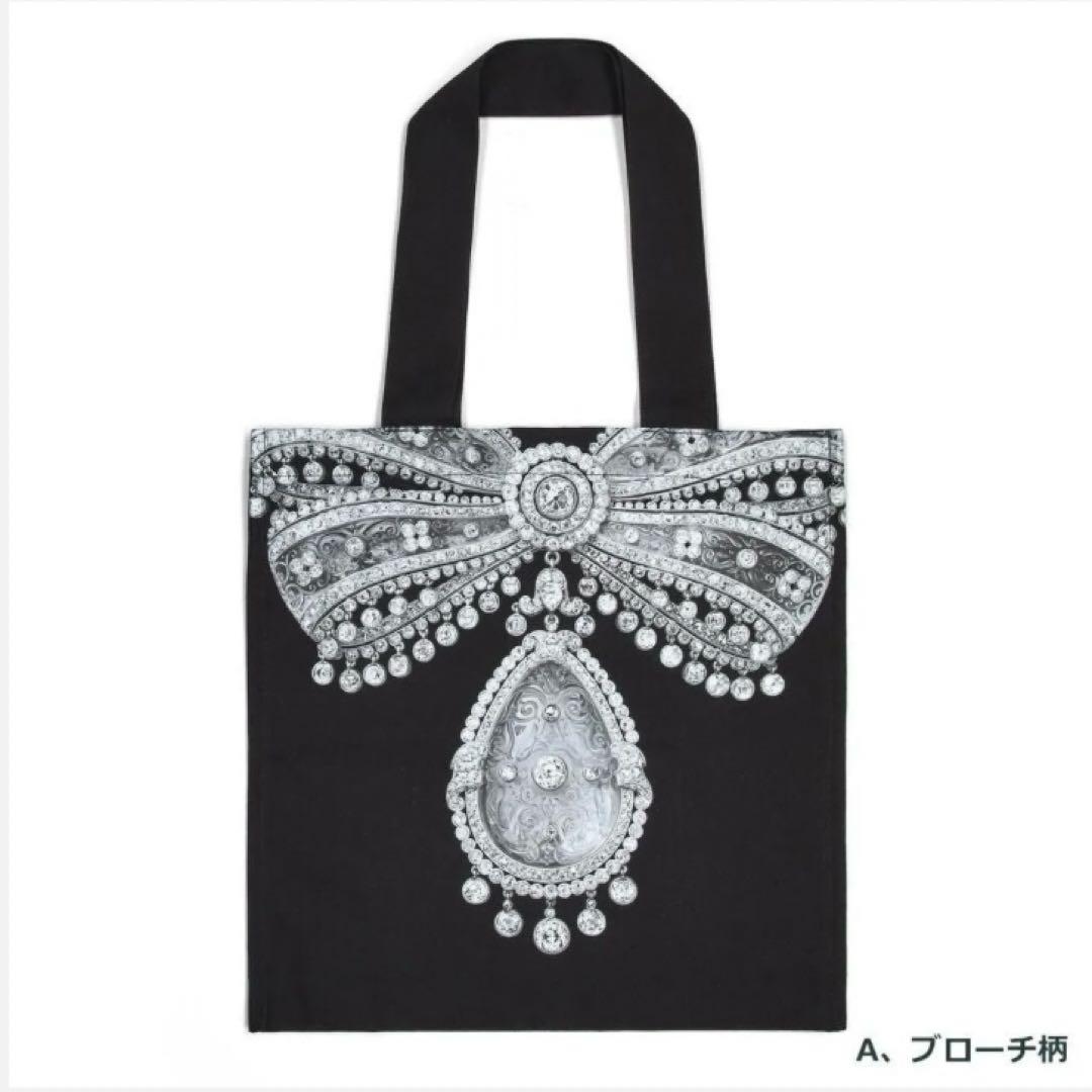 ロンドンV&A 美術館 カルティエ展 Cartier限定トートバッグ ブローチ柄