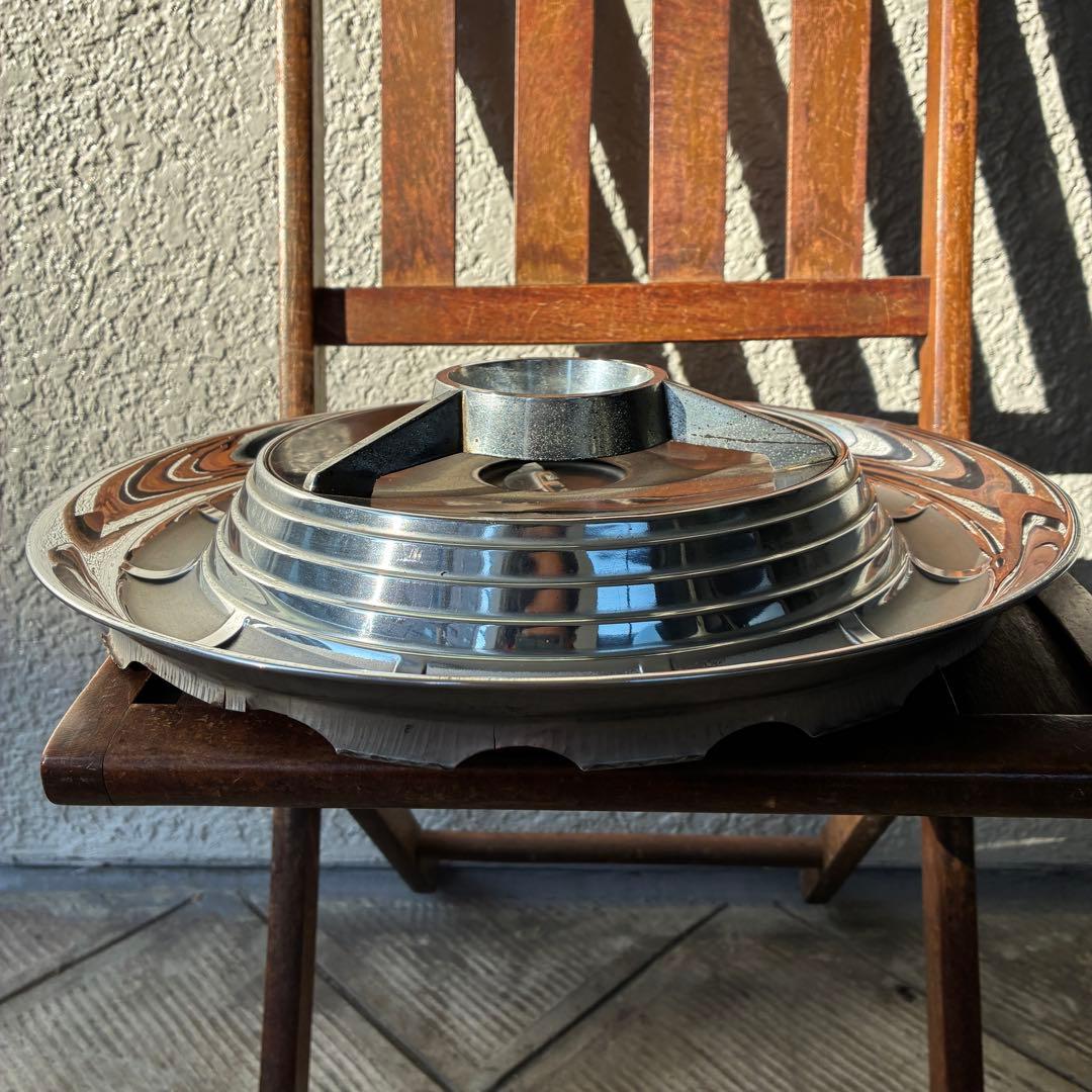 希少品！アメリカヴィンテージアメ車ホイールキャップ USAガレージ/50s60s