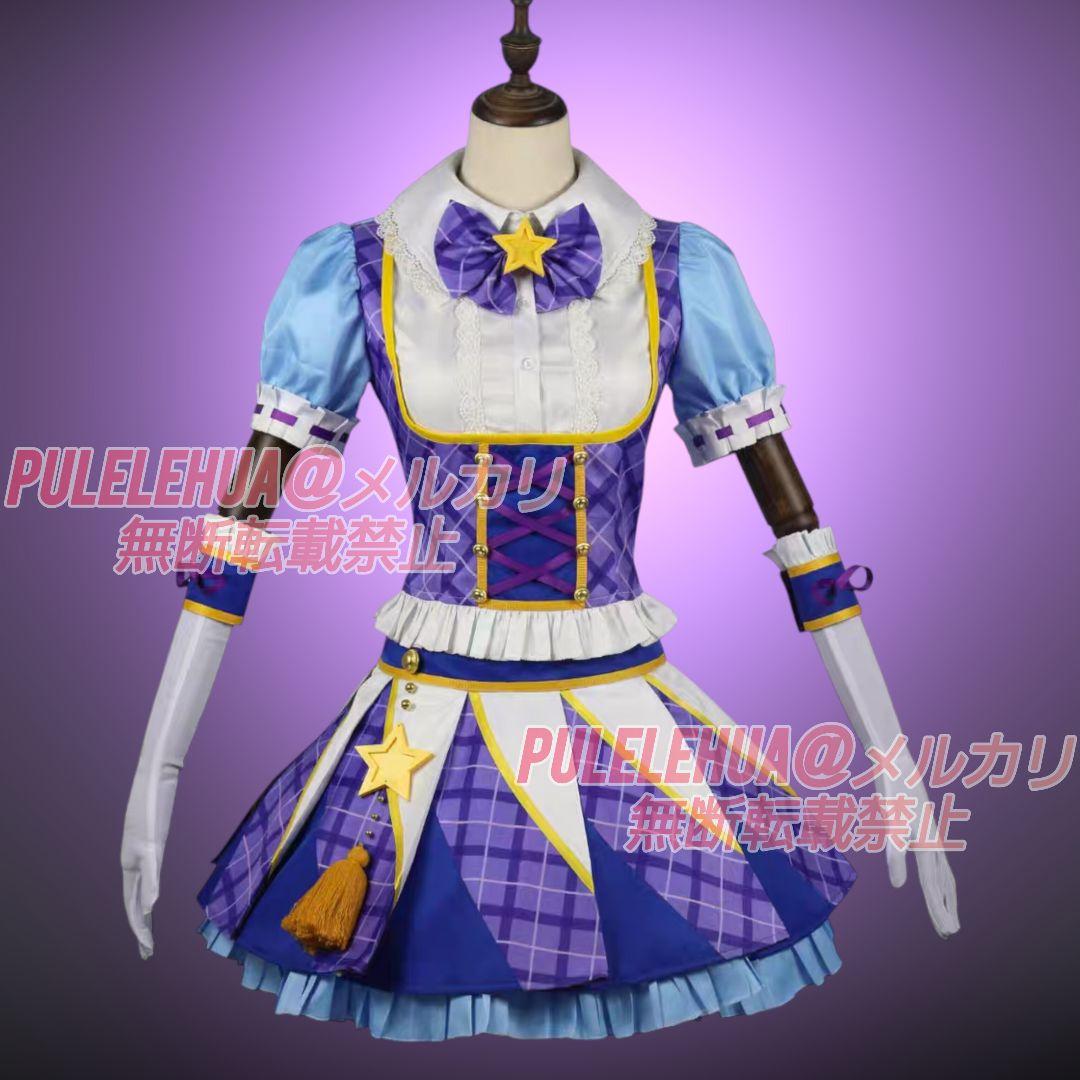 アイカツ】氷上スミレ スクールドレス 衣装 コスプレ (追加オプション