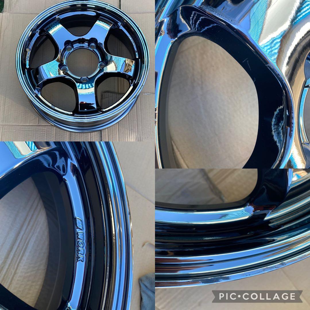 未使用品　WORK 16インチ 5.5J ホイール　タイヤ1本組み　ジムニー等