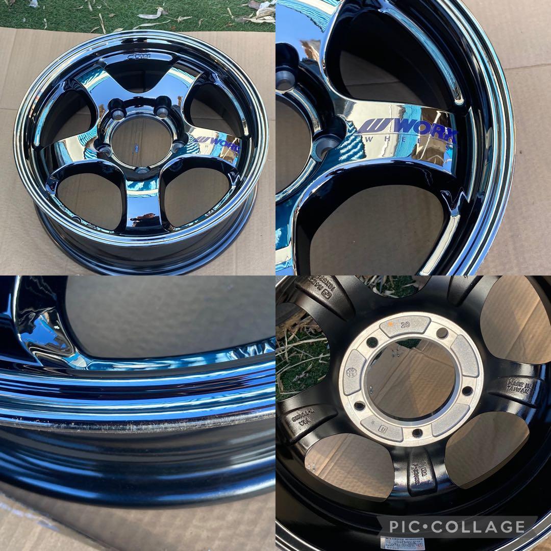 未使用品　WORK 16インチ 5.5J ホイール　タイヤ1本組み　ジムニー等