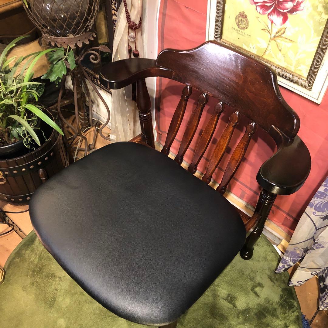 ぶみL -１ヴィンテージ スピンドルレッグ　80’s ショートアームチェア