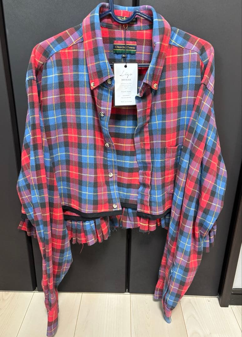 LIGO ligo ハンドメイド リゴ リメイクシャツ チェックシャツの通販は