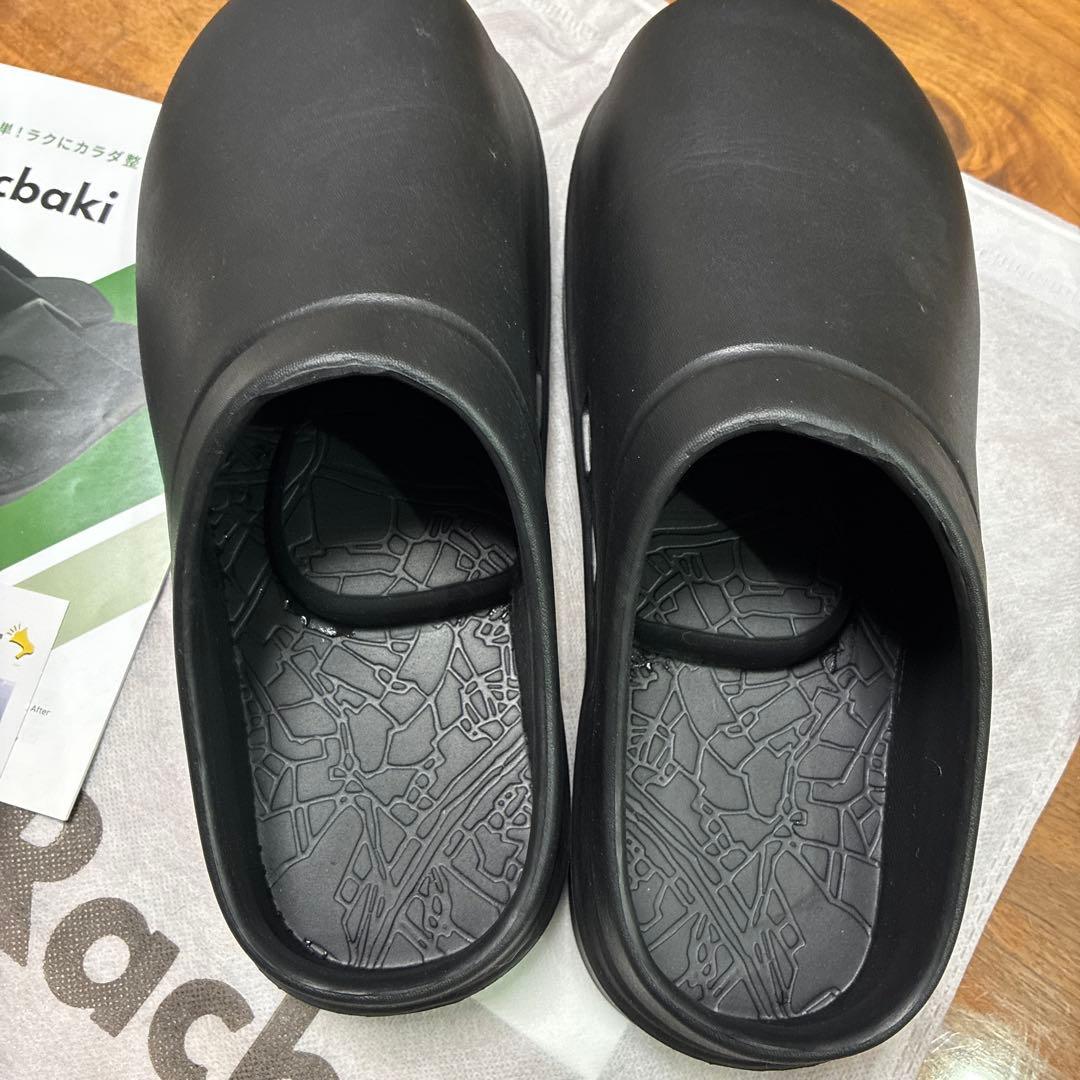 Racbaki イージーサボ ブラック レディースL - メルカリ
