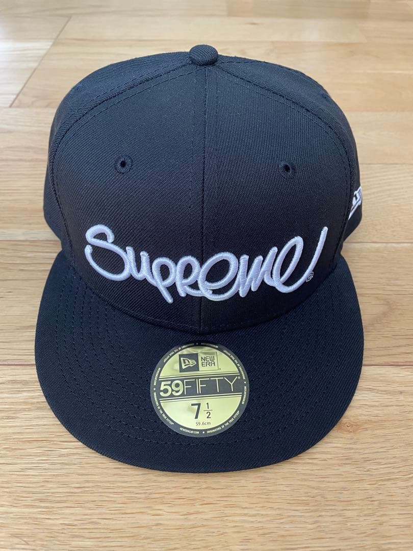 Supreme NEW ERA 59FIFTY ブラックキャップ 7 1/2 - メルカリ
