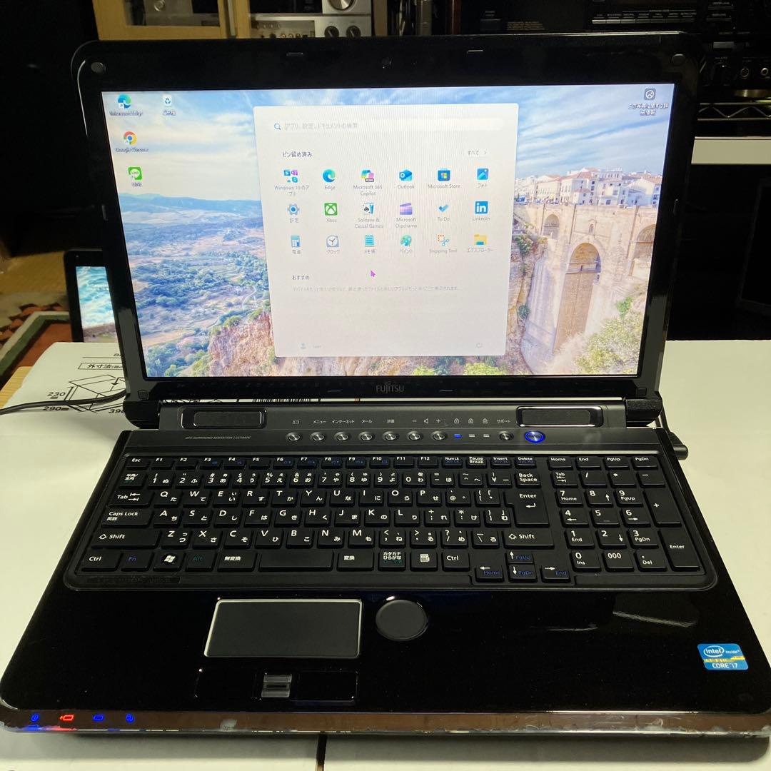 Windowsノート本体 FUJITSU LIFE Windows11core i7 pclife_k-nt-i7-8gb-old