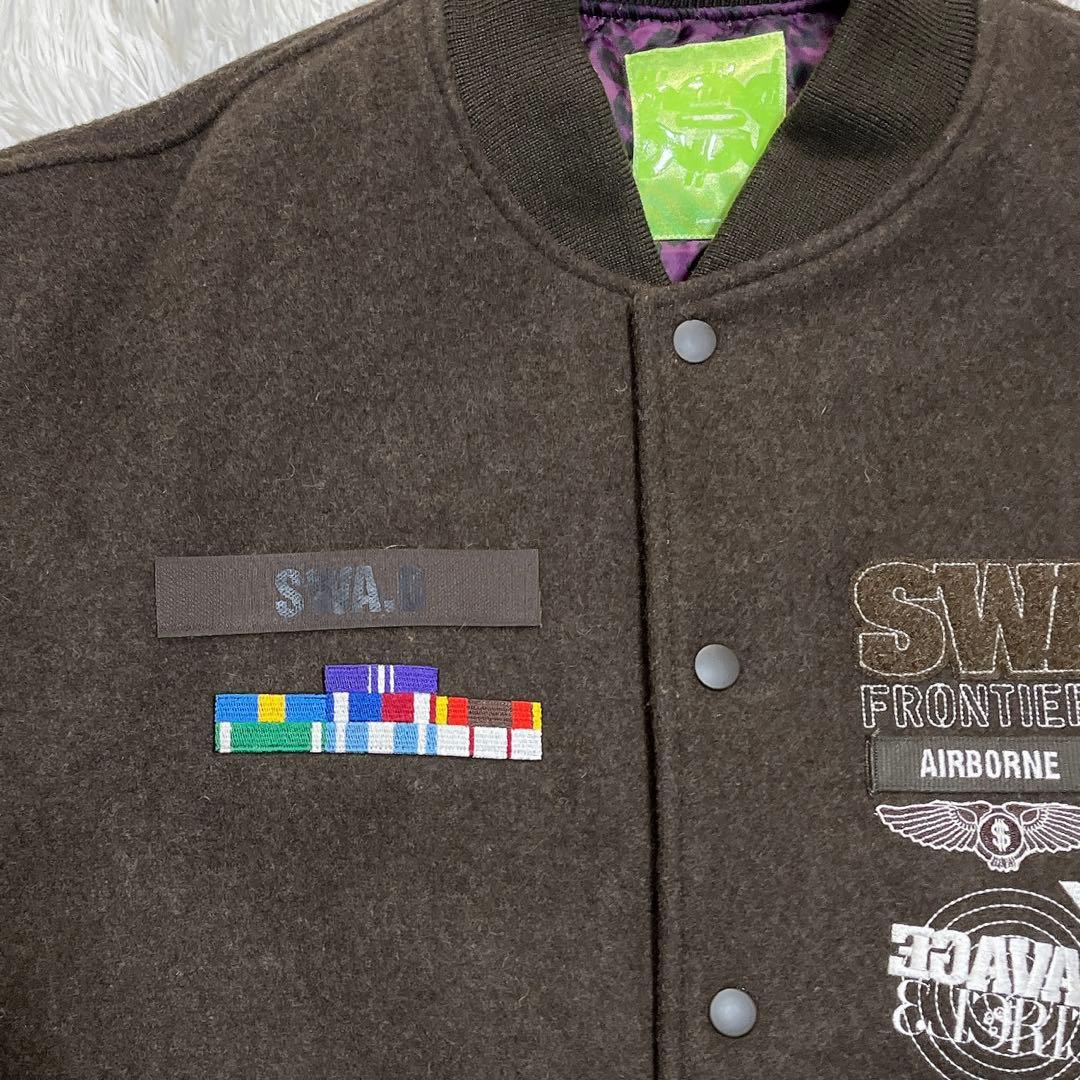 ショル様用 【極美品】スワッガー SWAGGER スタジャン ウール ブラウン