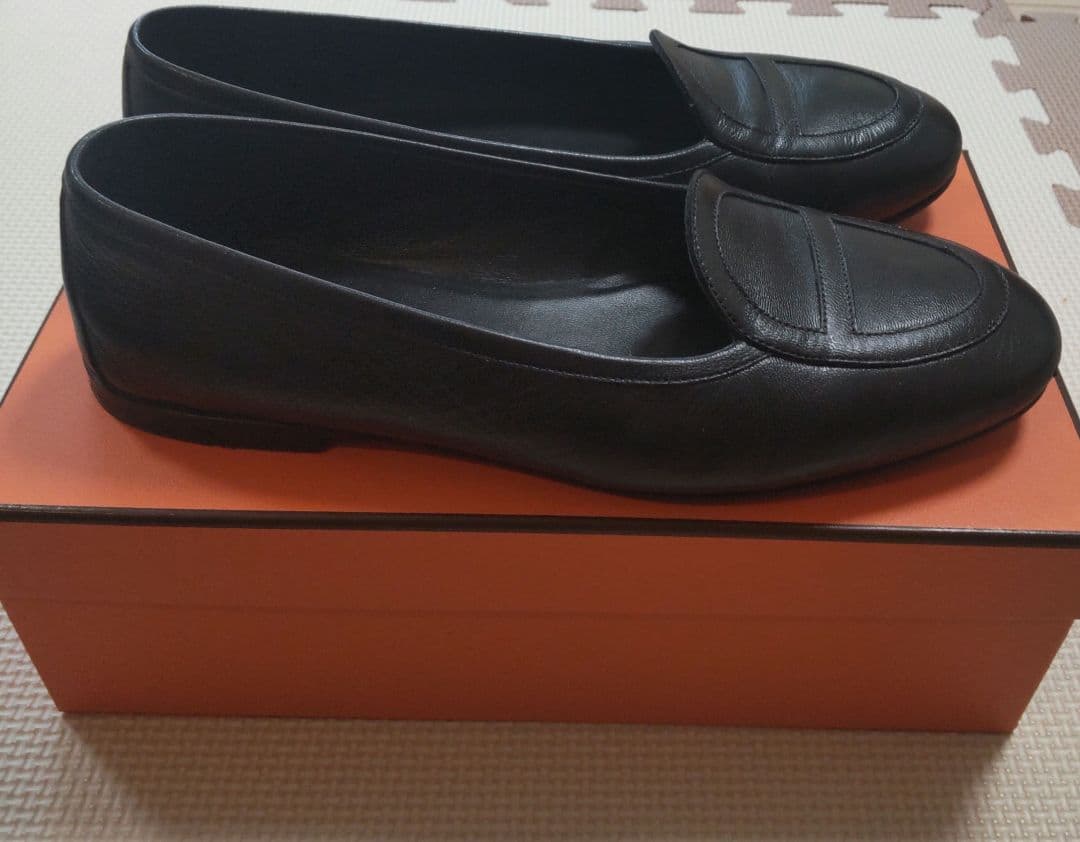 エルメス モカシン《ジュリア》37 黒