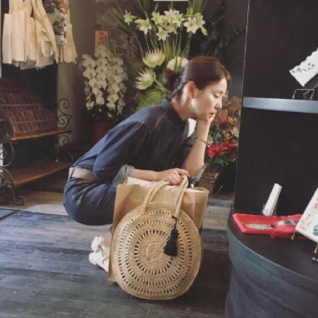 お値下げMAISON N.H PARISメゾン・エヌ・アッシュ・パリカゴ バッグ 愛用のメゾンエヌアッシュの カゴバック🧺 @maisonnhparis.jp 展示会に