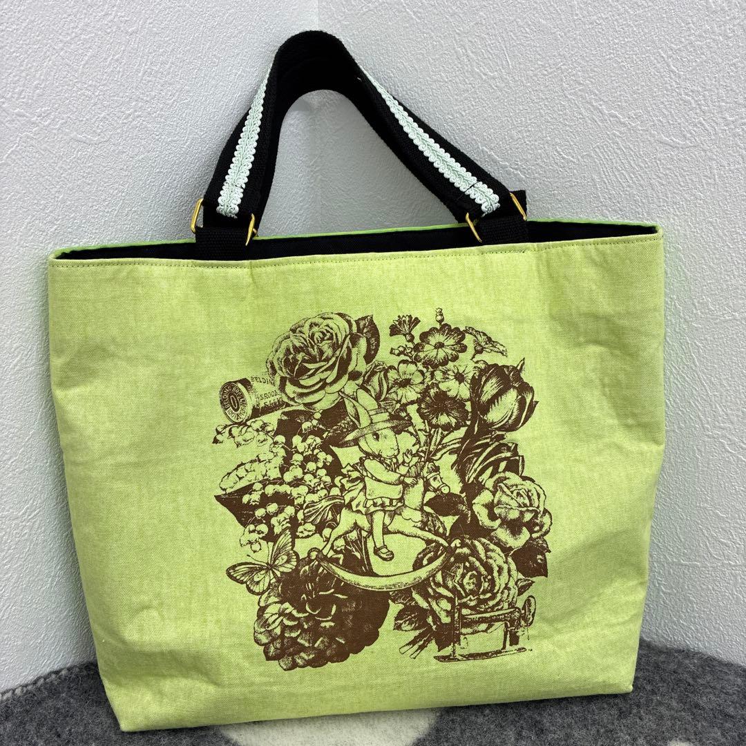 ジョリーフルール エピファニー トートバッグ ライムグリーン - メルカリ