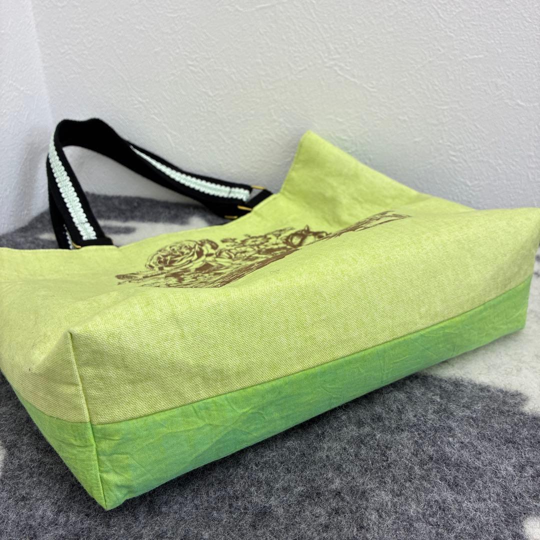 ジョリーフルール エピファニー トートバッグ ライムグリーン - メルカリ