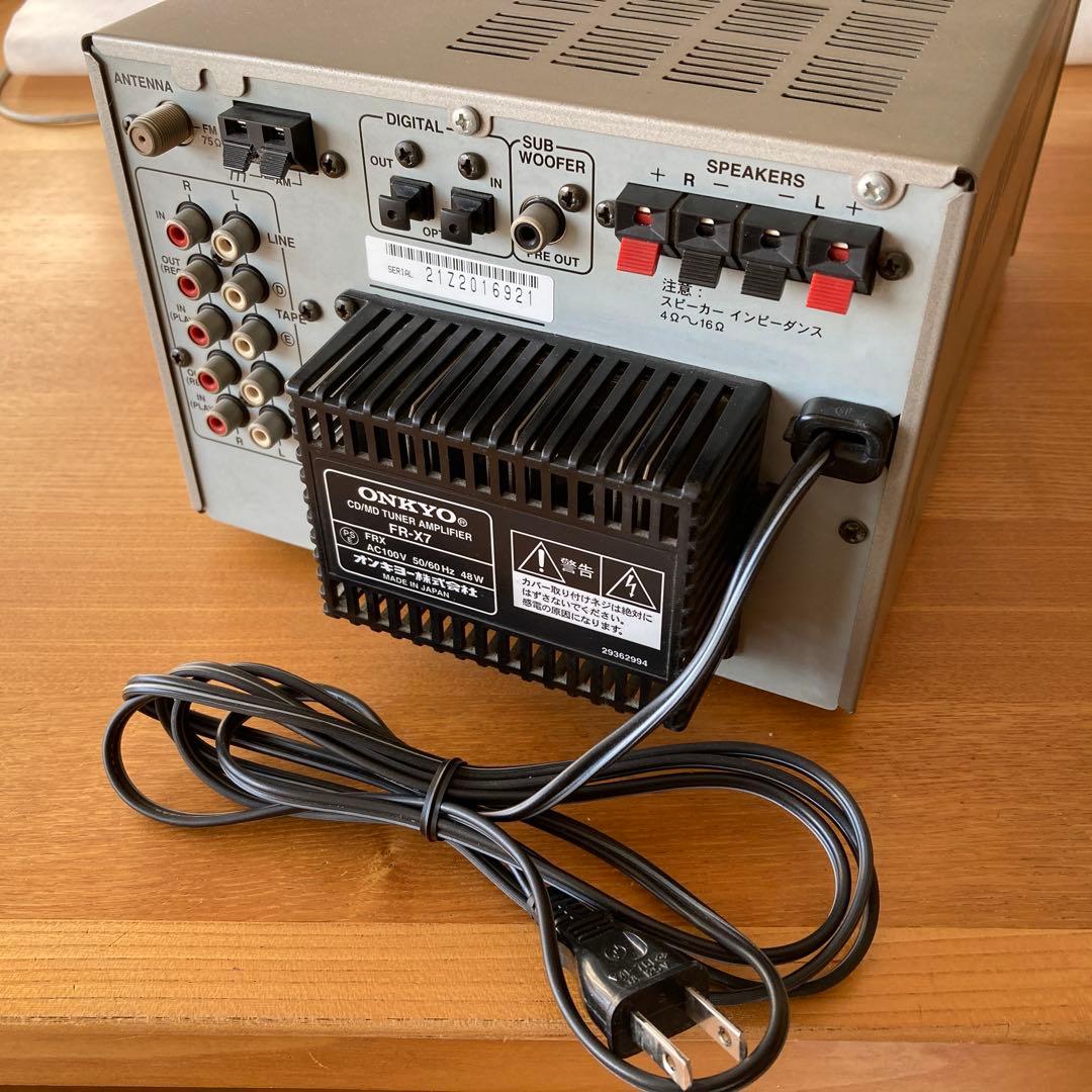 ONKYO FR-X7 CD/MDコンポ ＋ D-SX7 スピーカーセット - メルカリ