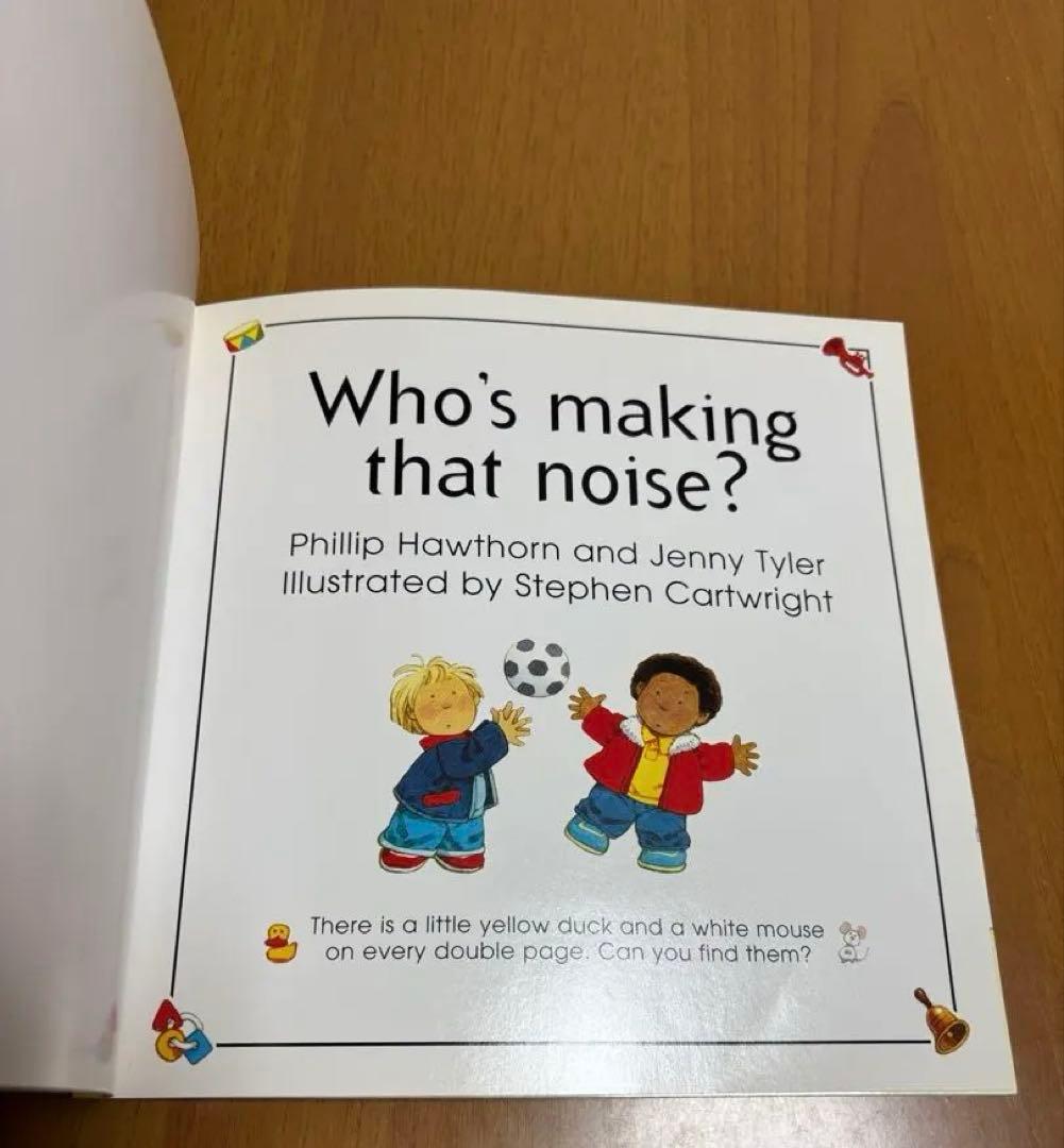 Who's making that noise? 仕掛け絵本 英語 - メルカリ