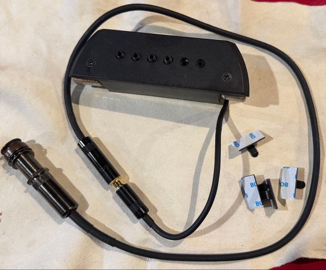 SUNRISE S-2 ピックアップ アルミ削り出しクランプ SUNRISE S-2 / サンライズ S2の留め具 | 酒井 誠・ギタリスト Makoto Sakai