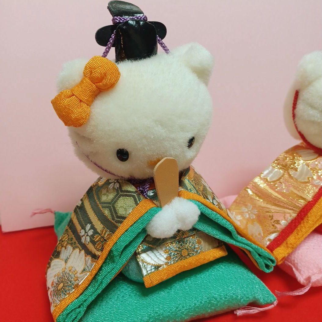 吉徳 ハローキティ雛人形 ぬいぐるみ MADE IN JAPAN サンリオ - メルカリ