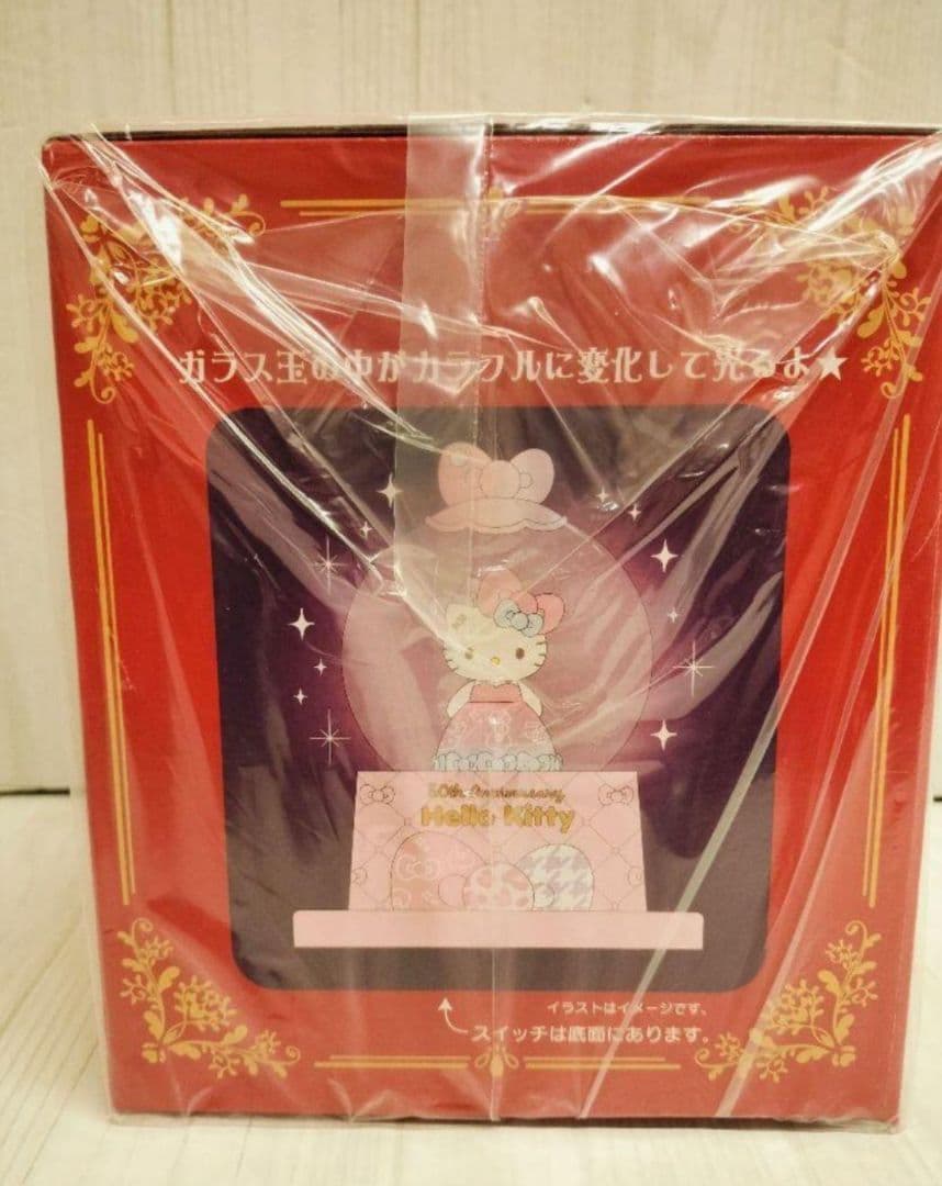 ハローキティ▫スノーグローブM▫ハローキティ50周年▫スノードーム