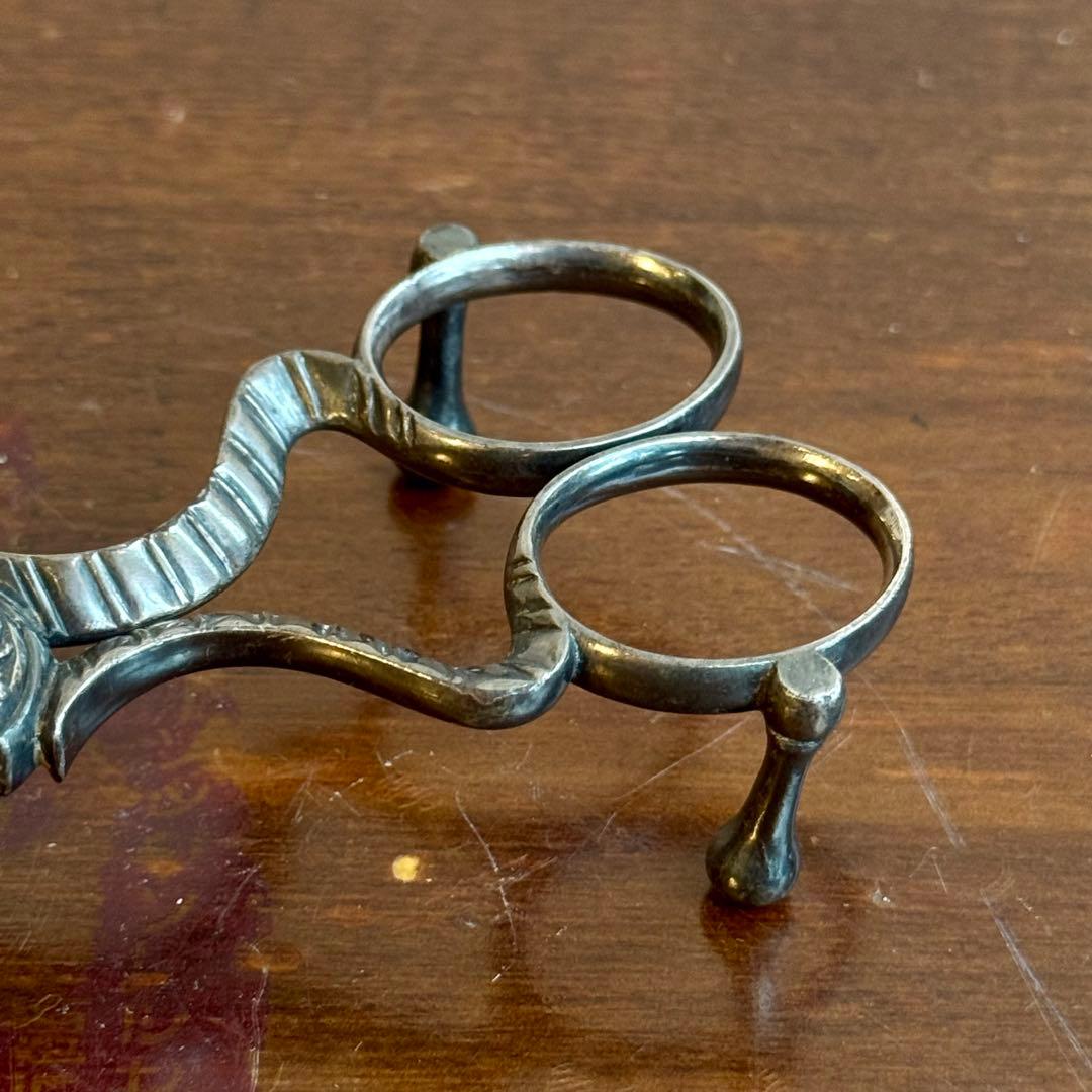 1835年 英国製 オールドシェフィールド キャンドルスナッファー シルバー