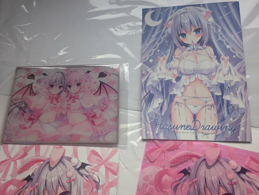 C107 はすねや はすね 新刊セット 先着特典 アクリル色紙