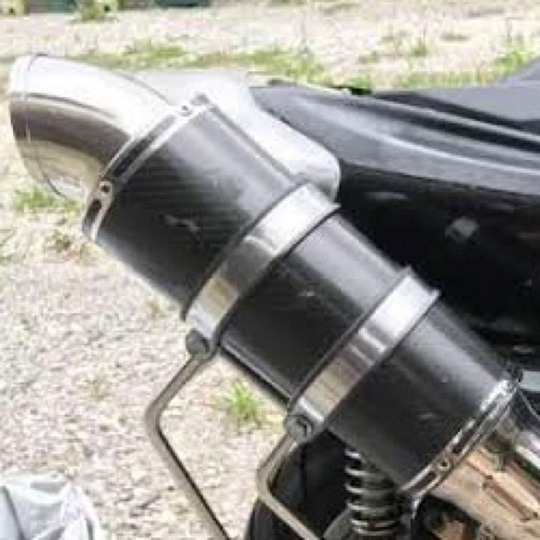 sg03j マジェスティc カチ上げマフラー - メルカリ