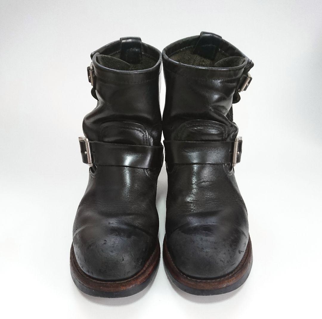 レッドウイング✨2976 ショートエンジニア ブーツ US7.5 黒 エイジング