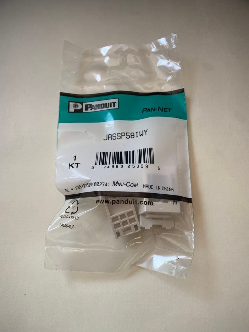 【送料無料】PANDUIT CAT5e JISプレート用ジャックキット　30個 Amazon | パンドウイットコーポレーション Cat5e JISプレート用