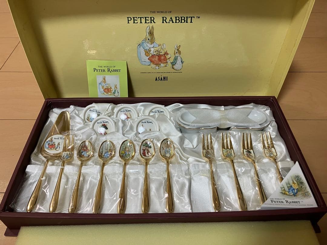 【新品未使用】ピーターラビット カトラリーセット 新品未使用)ピーターラビット カトラリーセット 5本日本製 - メルカリ