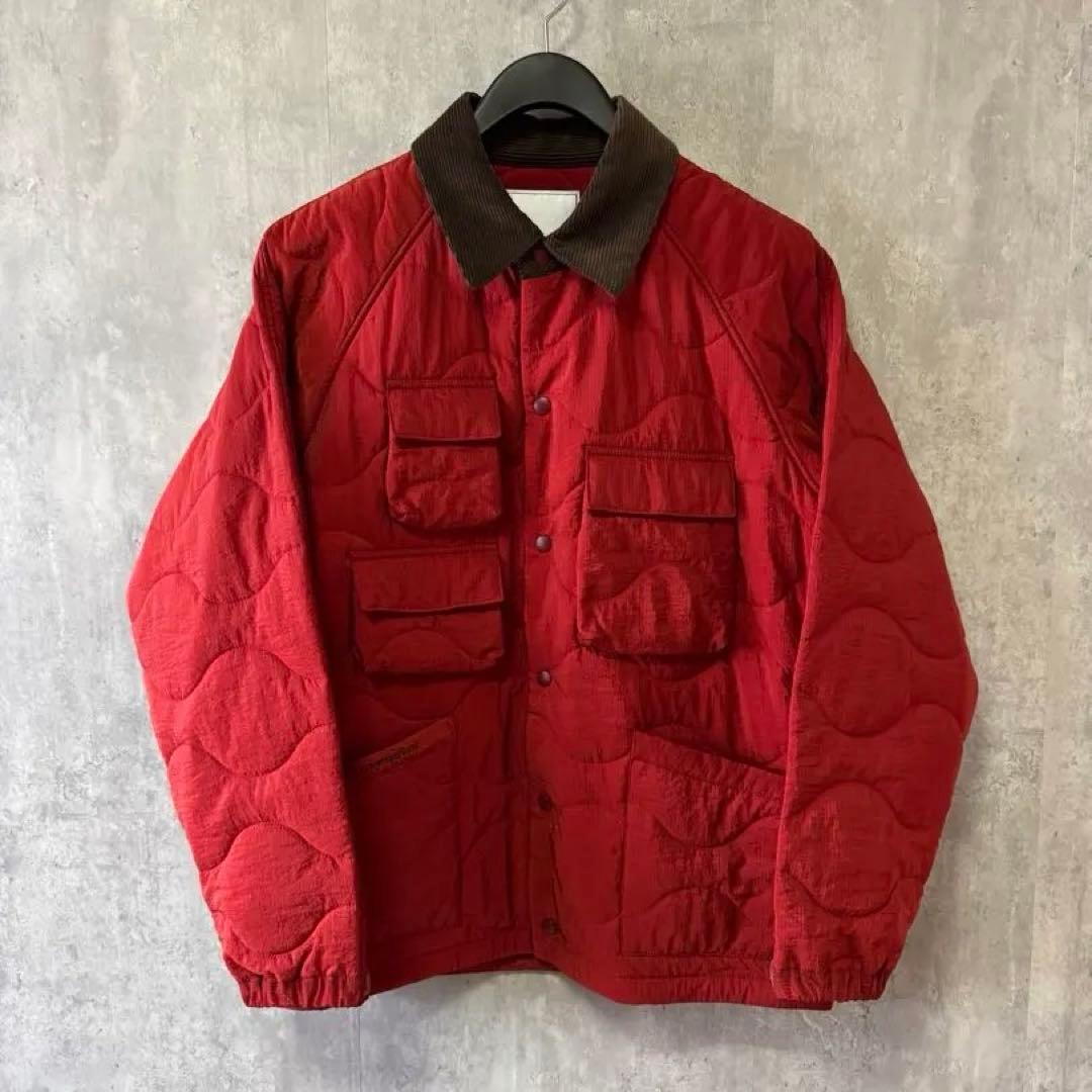 リベレイダースliberaiders キルティングジャケット 赤 M - メルカリ