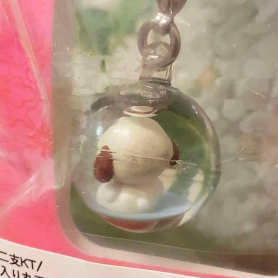 激レア！ハローキティ 根付 十二支 戌 水入り丸玉 ファスナー