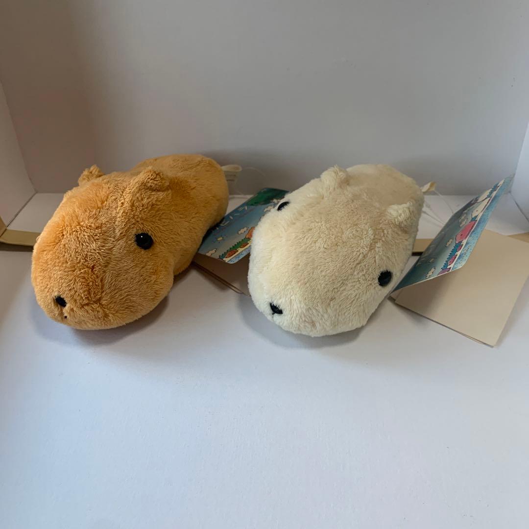 激レア！タグ付き カピバラさん ホワイトさん ぬいぐるみ 音が鳴る