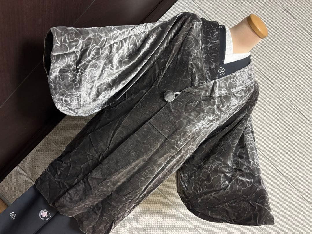 ・:*+.バラ柄ベロアの和装コート・:*+. 楽天市場】( アゲハラコート ) 着物 コート 冬 アゲハラ 黒 日本製