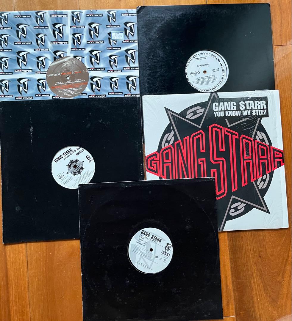 GANG STARR ギャングスター HIP HOPレコードまとめ売り5枚セット