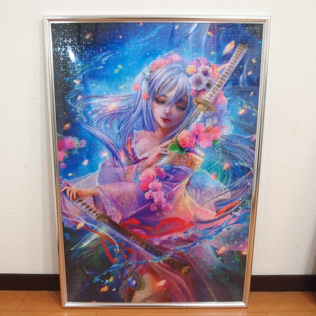 美品】深泉万葉 ジグソーパズル/1000ピース 完成品 3つセット 刀雅の舞
